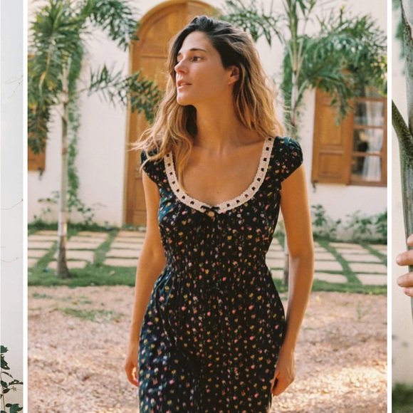 ISO Kelly dress in midnight floral - Picture 1 of 3